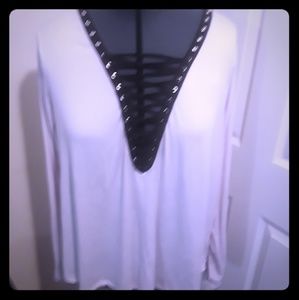 NWOT white long sleeve top